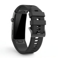 Bracelet Motion silicone noir, vue de dos 2 - Garmin QuickFit 26mm | Clipz-it