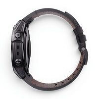 Bracelet Performance cuir noir, vue de dos 2 - Garmin QuickFit 26mm | Clipz-it