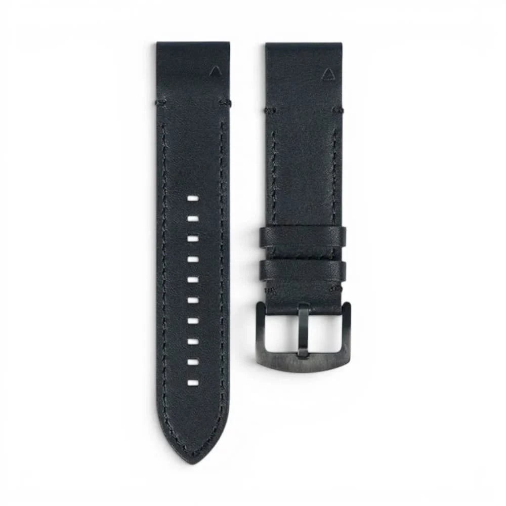 Bracelet Rancher cuir marron, vue de dos 2 - Garmin QuickFit 26mm | Clipz-it