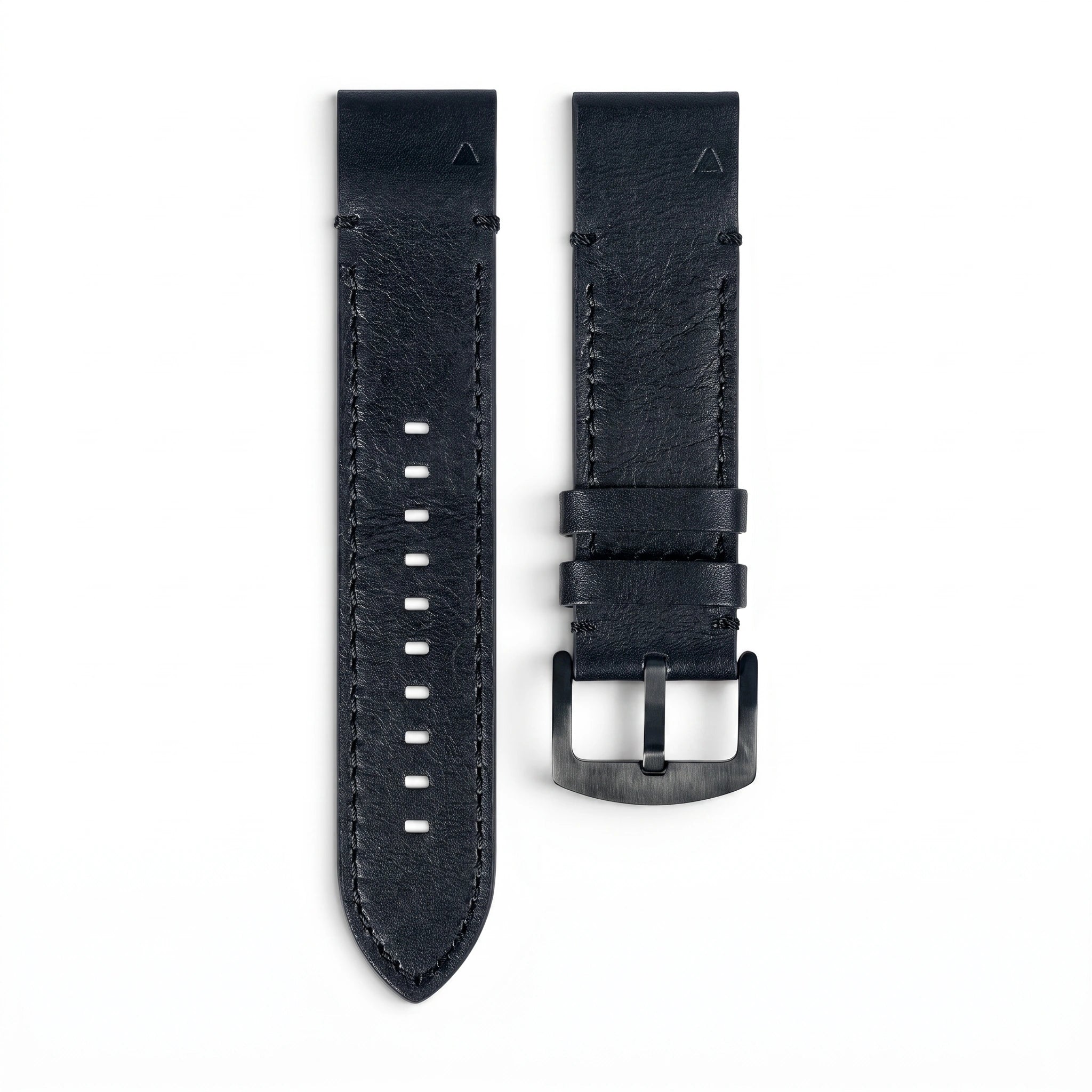 Bracelet Rancher cuir marron, vue de dos 2 - Garmin QuickFit 26mm | Clipz-it