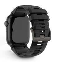 Bracelet Sport Pro silicone noir, vue de profil - Garmin QuickFit 26mm | Clipz-it