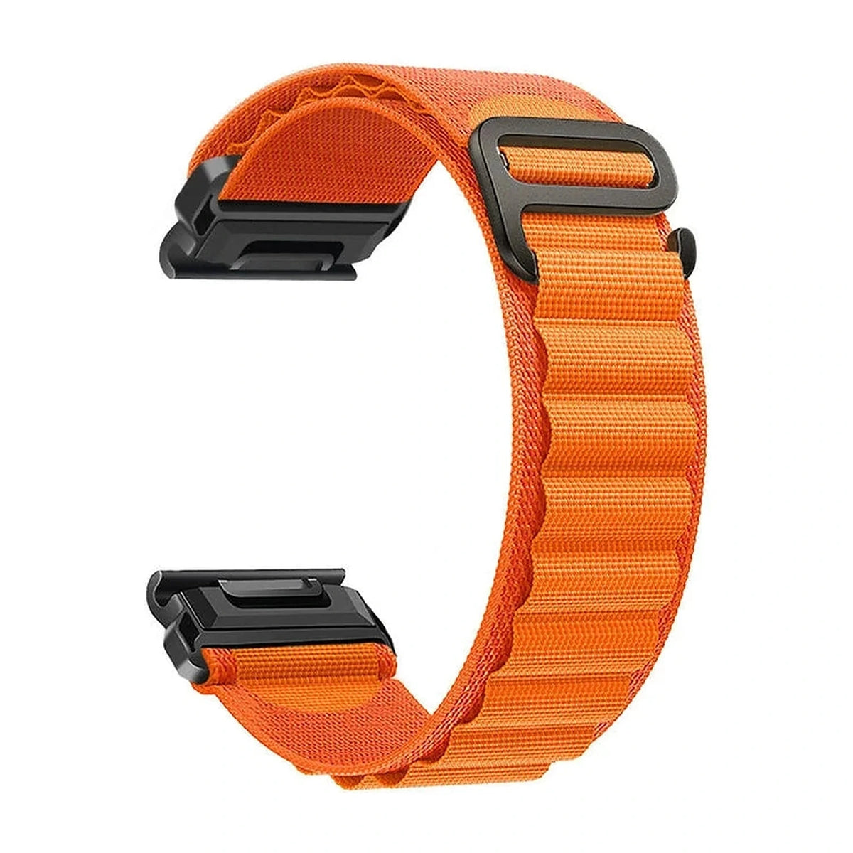 Pomarańczowy pasek Garmin Ridge QuickFit 20 mm z nylonu – Clipz-it