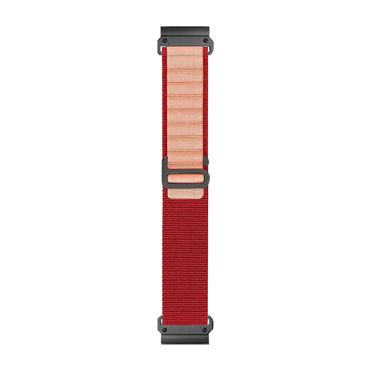 Czerwono-różowy pasek Garmin Ridge QuickFit 20 mm z nylonu – Clipz-it