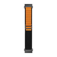Bracelet Garmin Ridge QuickFit 26 mm noir et orange en nylon – Clipz-it