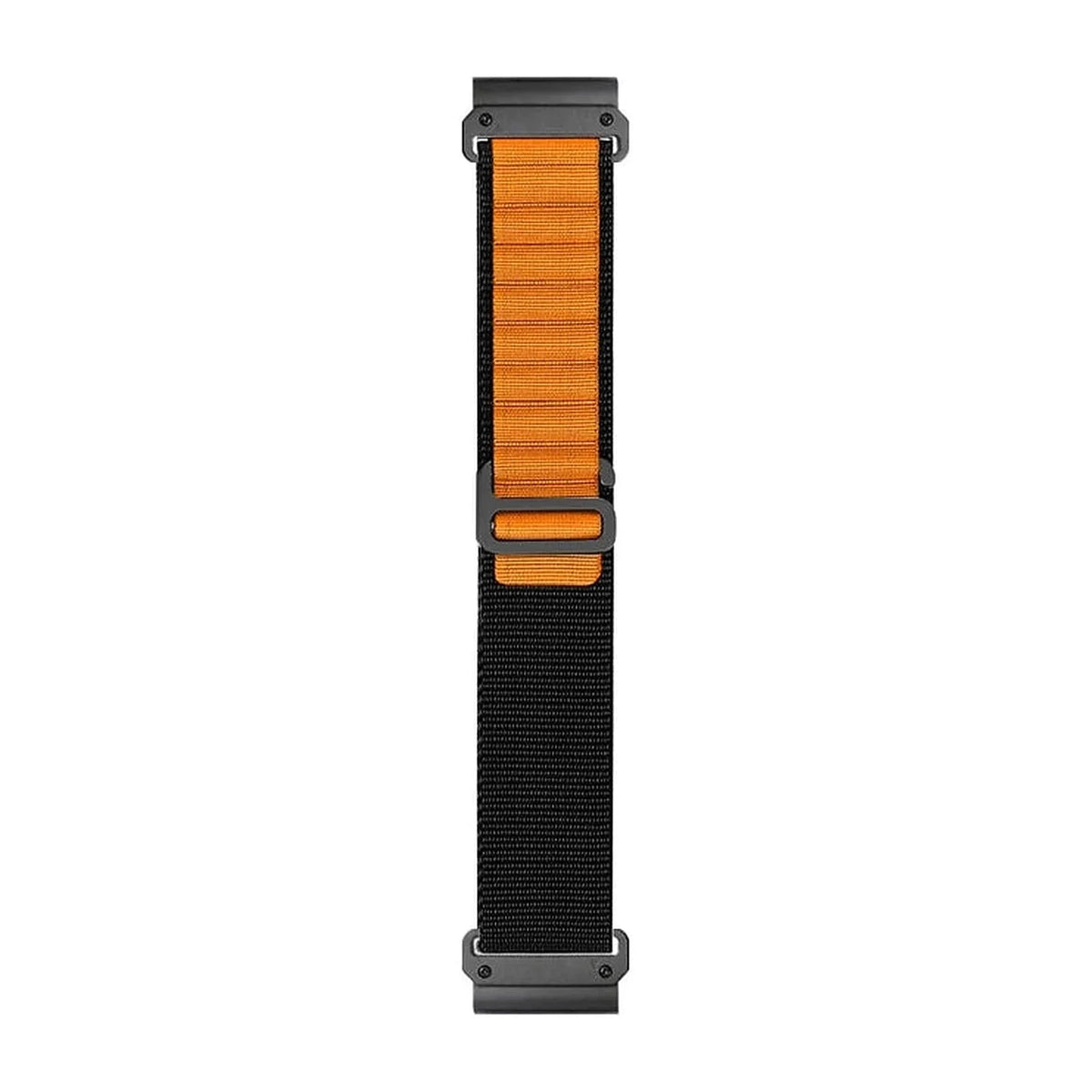Bracelet Garmin Ridge QuickFit 26 mm noir et orange en nylon – Clipz-it