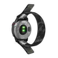 Nylonový řemínek Garmin Scout QuickFit 22mm na suchý zip, šedé maskování – Clipz-it