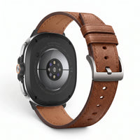Bracelet Baron cuir café, vue 2 - Samsung Galaxy Watch 8 | Clipz-it