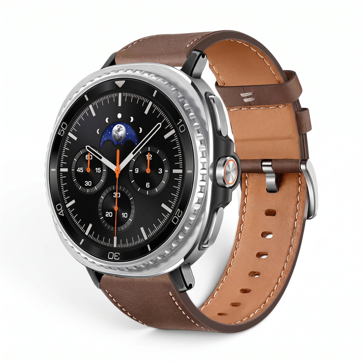 Bracelet Baron cuir marron 2 - Samsung Galaxy Watch 8 | Clipz-it