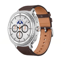 Bracelet Baron cuir marron - Samsung Galaxy Watch 8 | Clipz-it