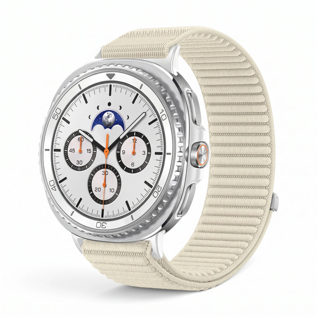 Bracelet Cocoon nylon beige - Samsung Galaxy Watch 8 | Clipz-it