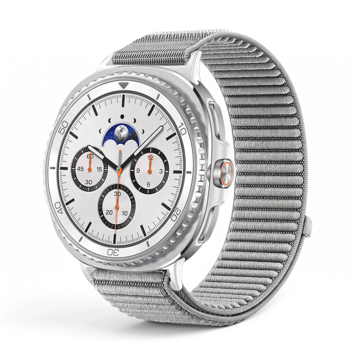 Bracelet Cocoon nylon gris - Samsung Galaxy Watch 8 | Clipz-it