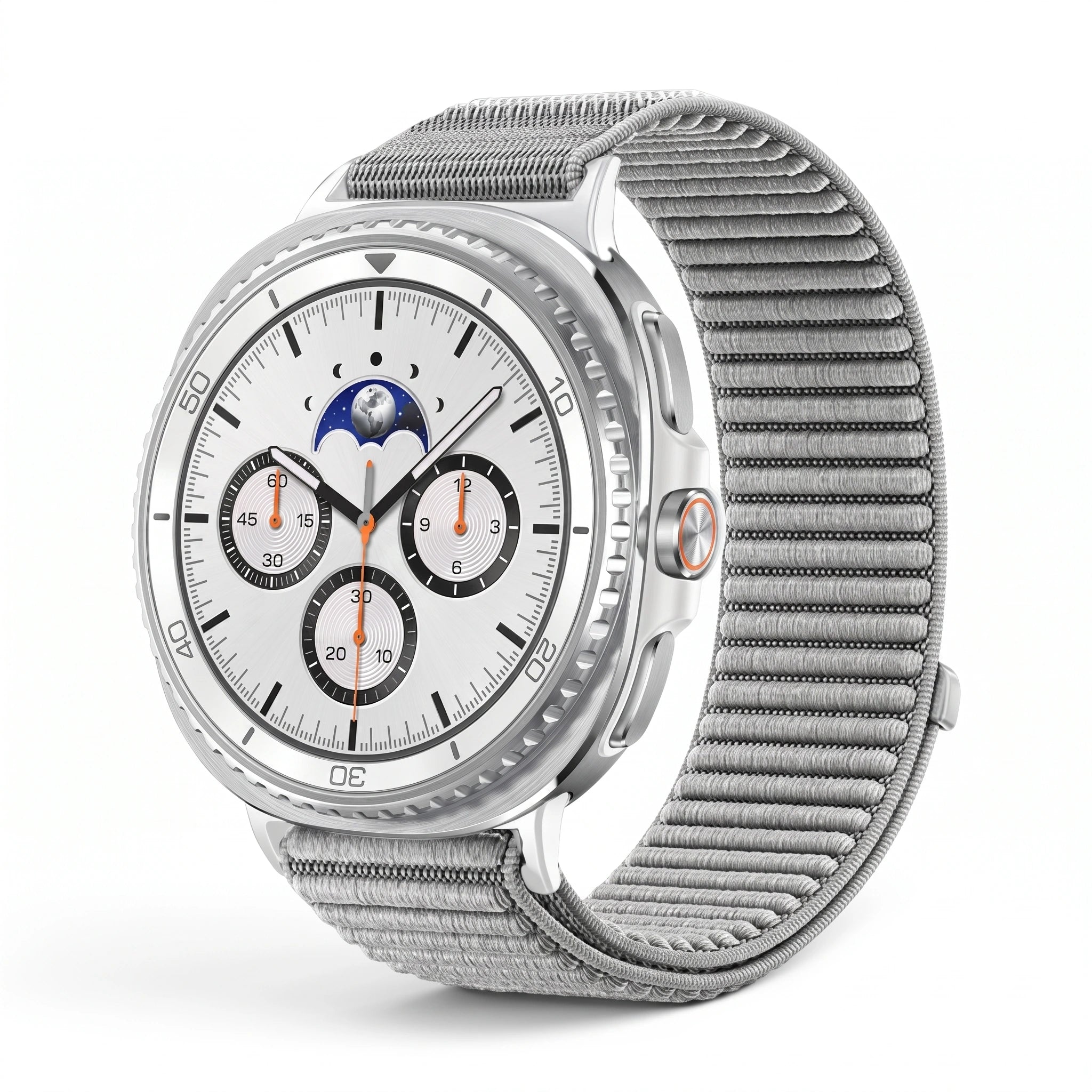 Bracelet Cocoon nylon gris - Samsung Galaxy Watch 8 | Clipz-it