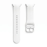 Bracelet Icon silicone blanc, vue 4 - Samsung Galaxy Watch 8 | Clipz-it