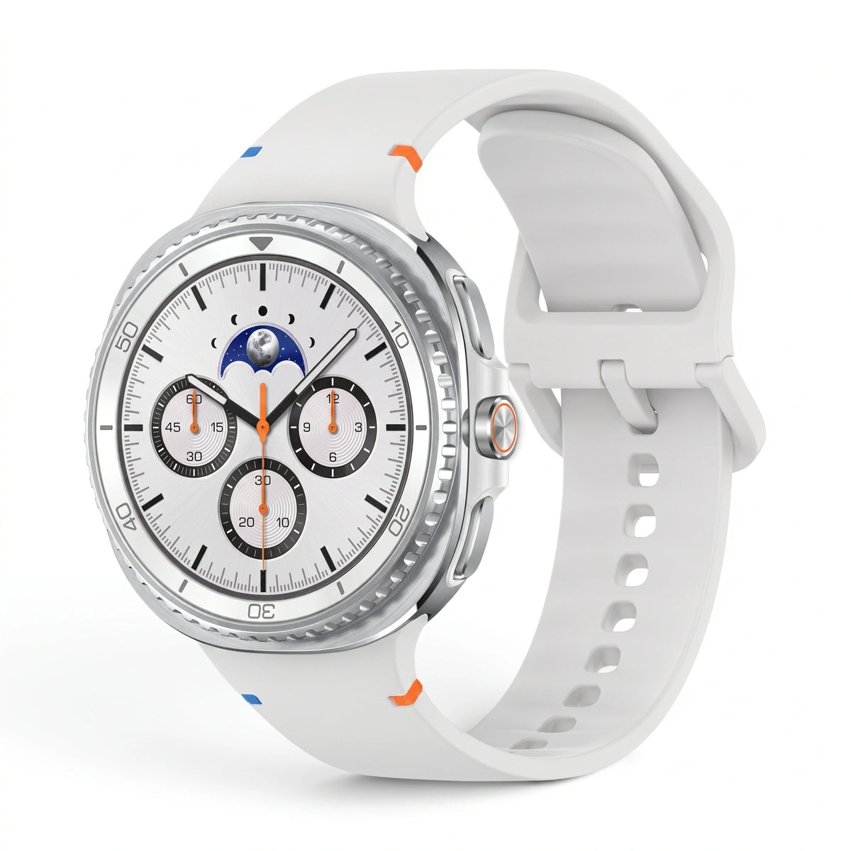 Bracelet Icon silicone blanc - Samsung Galaxy Watch 8 | Clipz-it