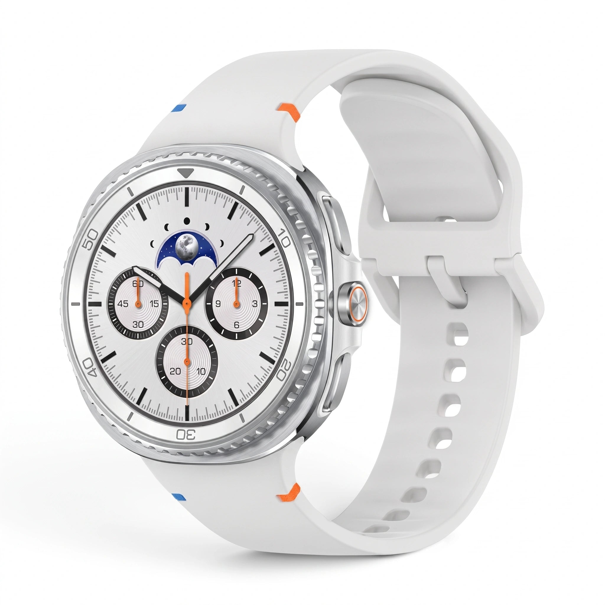 Bracelet Icon silicone blanc - Samsung Galaxy Watch 8 | Clipz-it