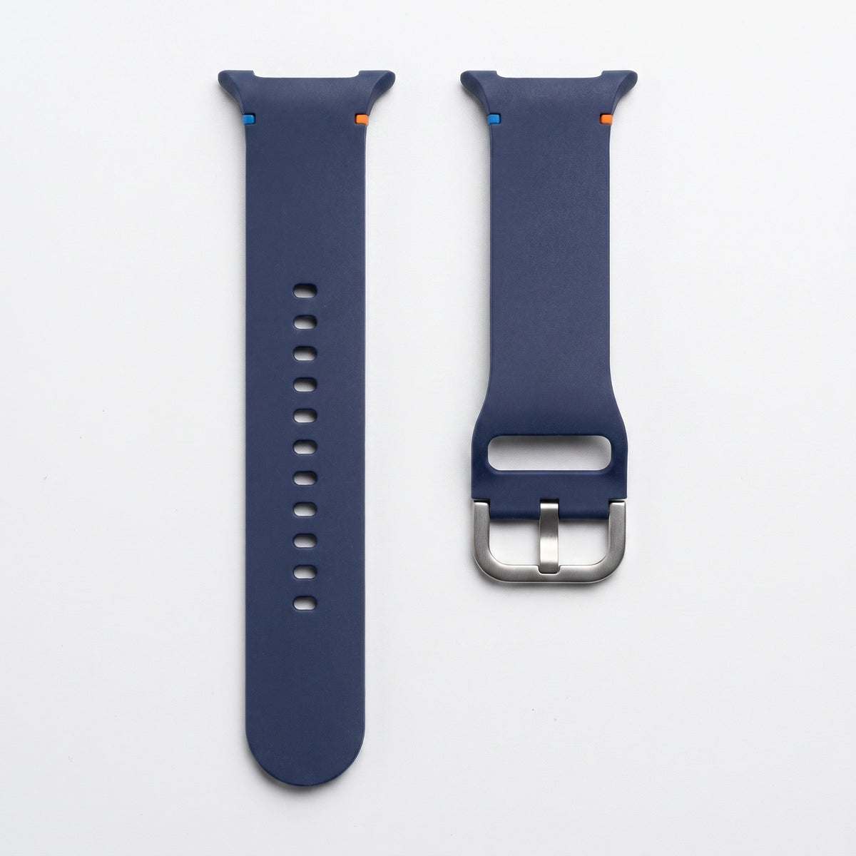 Bracelet Icon silicone bleu nuit - Samsung Galaxy Watch 8 | Clipz-it