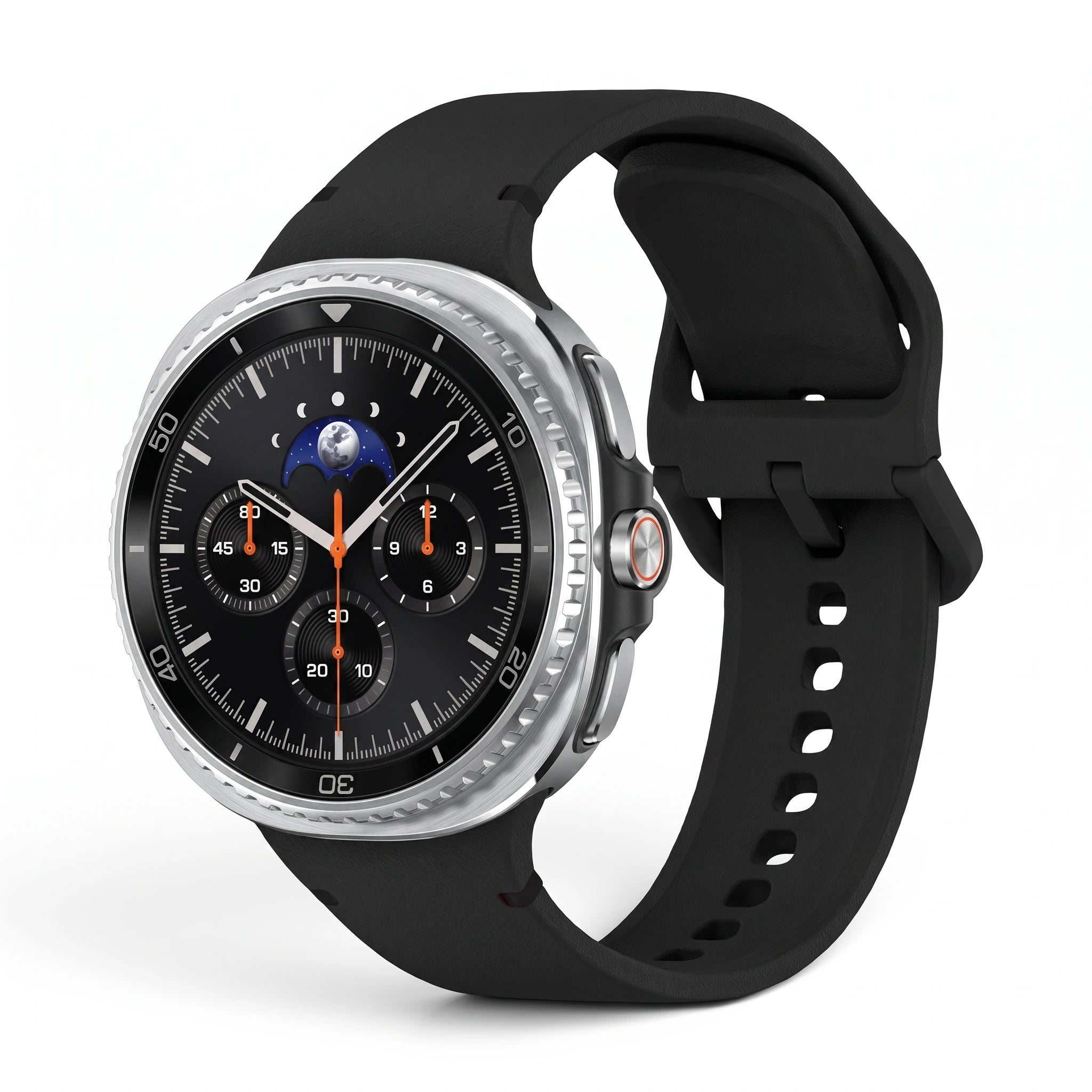 Bracelet Icon silicone noir - Samsung Galaxy Watch 8 | Clipz-it