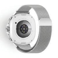 Bracelet Meridian acier acier, vue 2 - Samsung Galaxy Watch 8 | Clipz-it