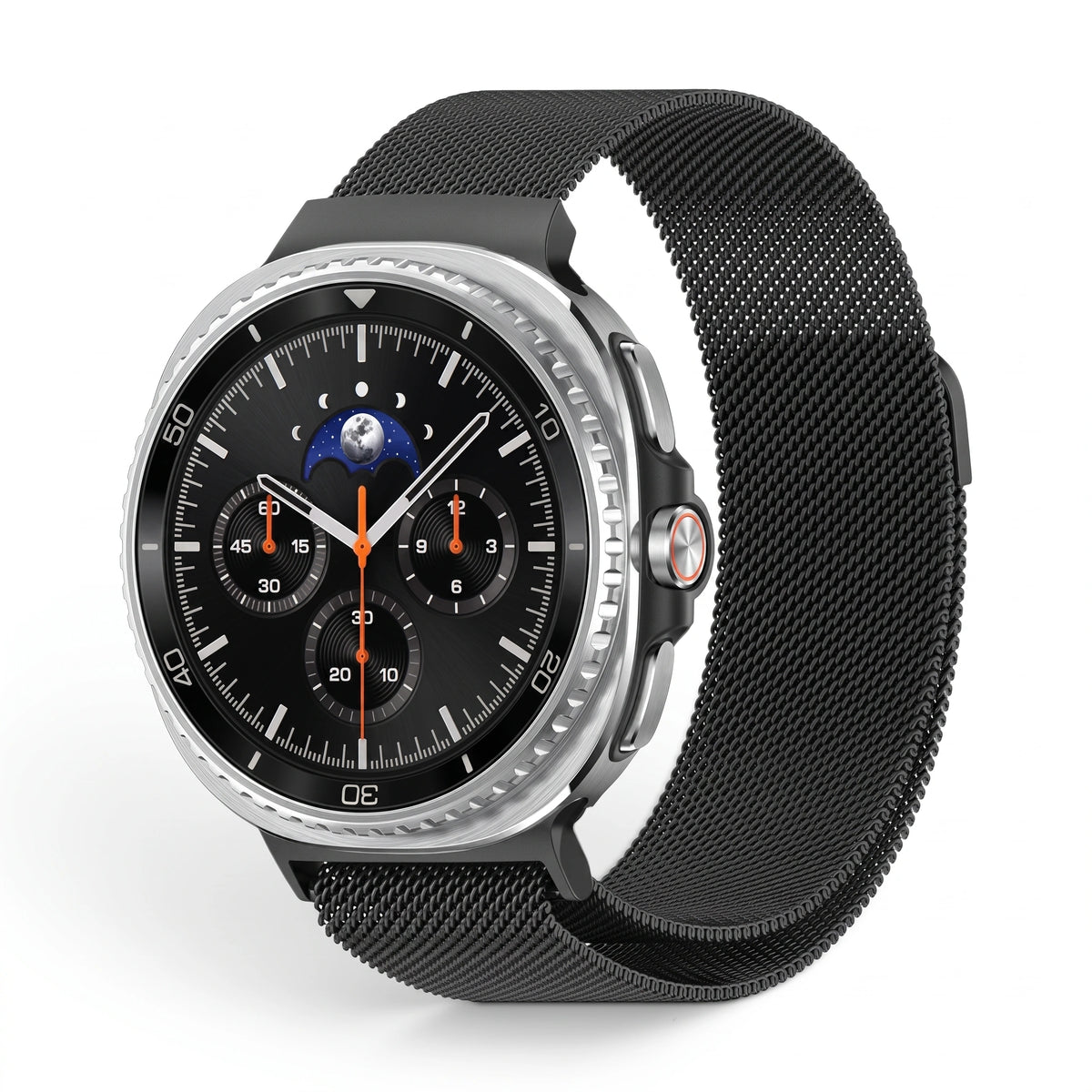 Bracelet Meridian acier noir - Samsung Galaxy Watch 8 | Clipz-it