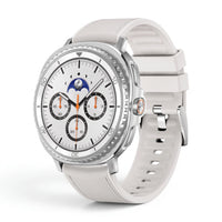 Bracelet Ranger cuir blanc - Samsung Galaxy Watch 8 | Clipz-it