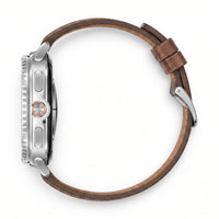 Bracelet Ranger cuir marron, vue 3 - Samsung Galaxy Watch 8 | Clipz-it
