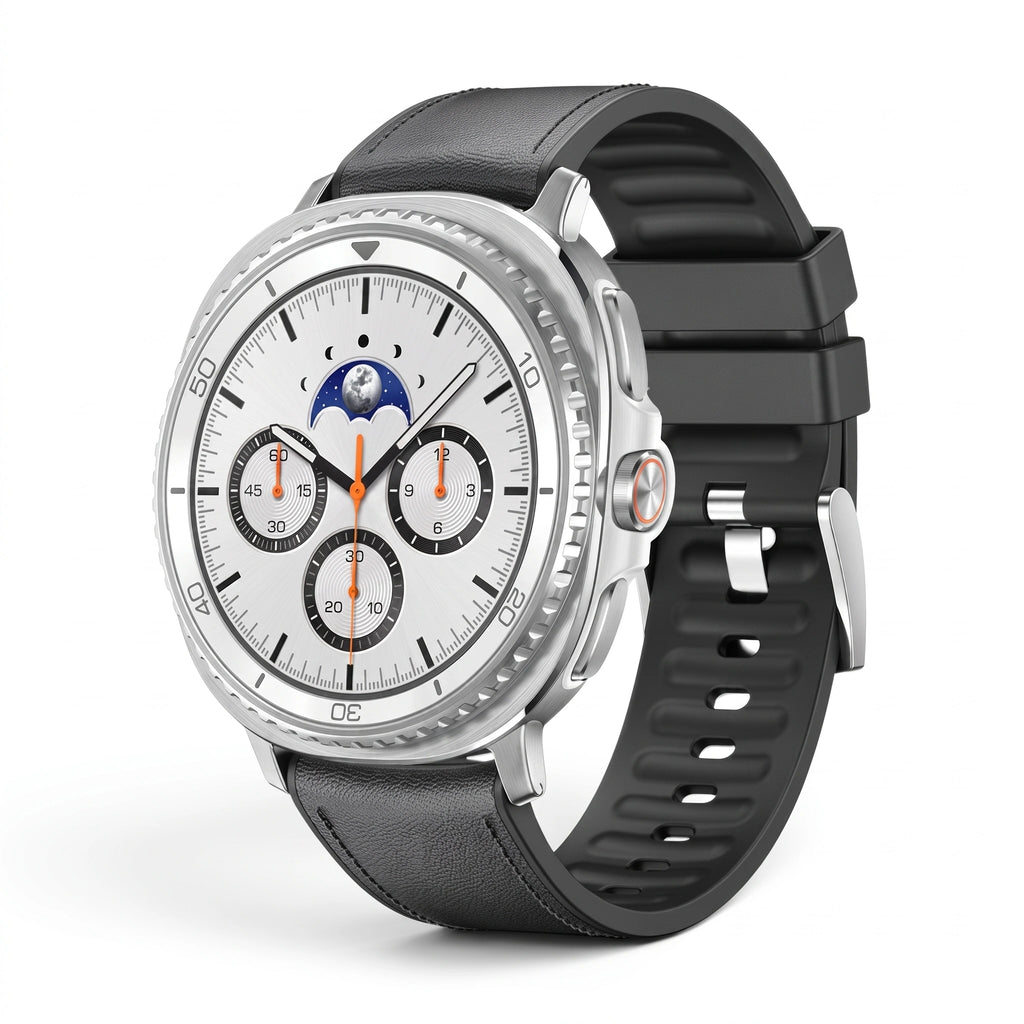 Bracelet Ranger cuir noir - Samsung Galaxy Watch 8 | Clipz-it