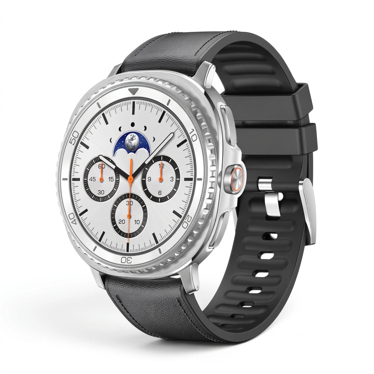 Bracelet Ranger cuir noir - Samsung Galaxy Watch 8 | Clipz-it