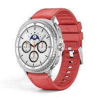 Bracelet Ranger cuir rouge - Samsung Galaxy Watch 8 | Clipz-it