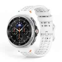 Bracelet Rush silicone blanc - Samsung Galaxy Watch 8 | Clipz-it