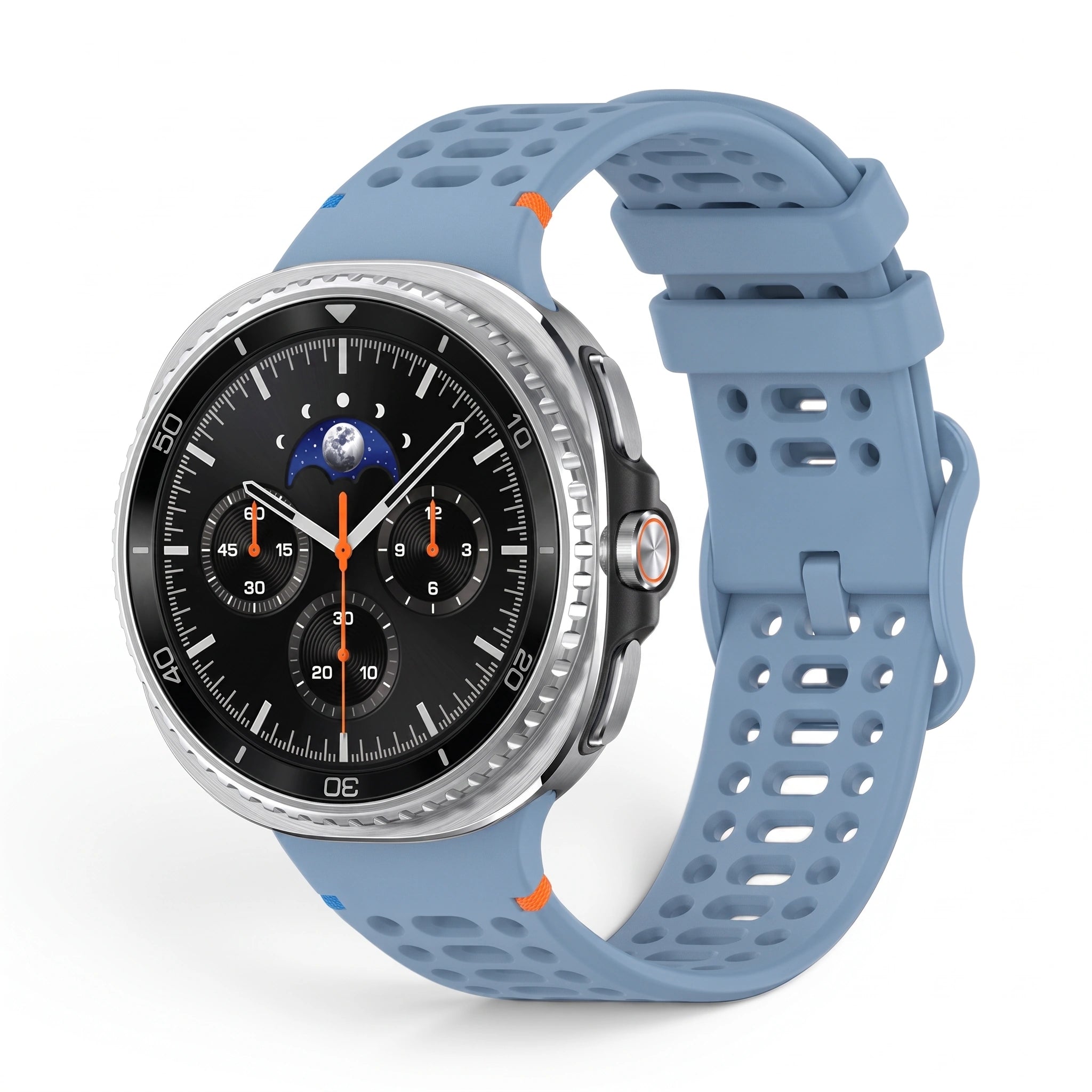 Bracelet Rush silicone bleu - Samsung Galaxy Watch 8 | Clipz-it