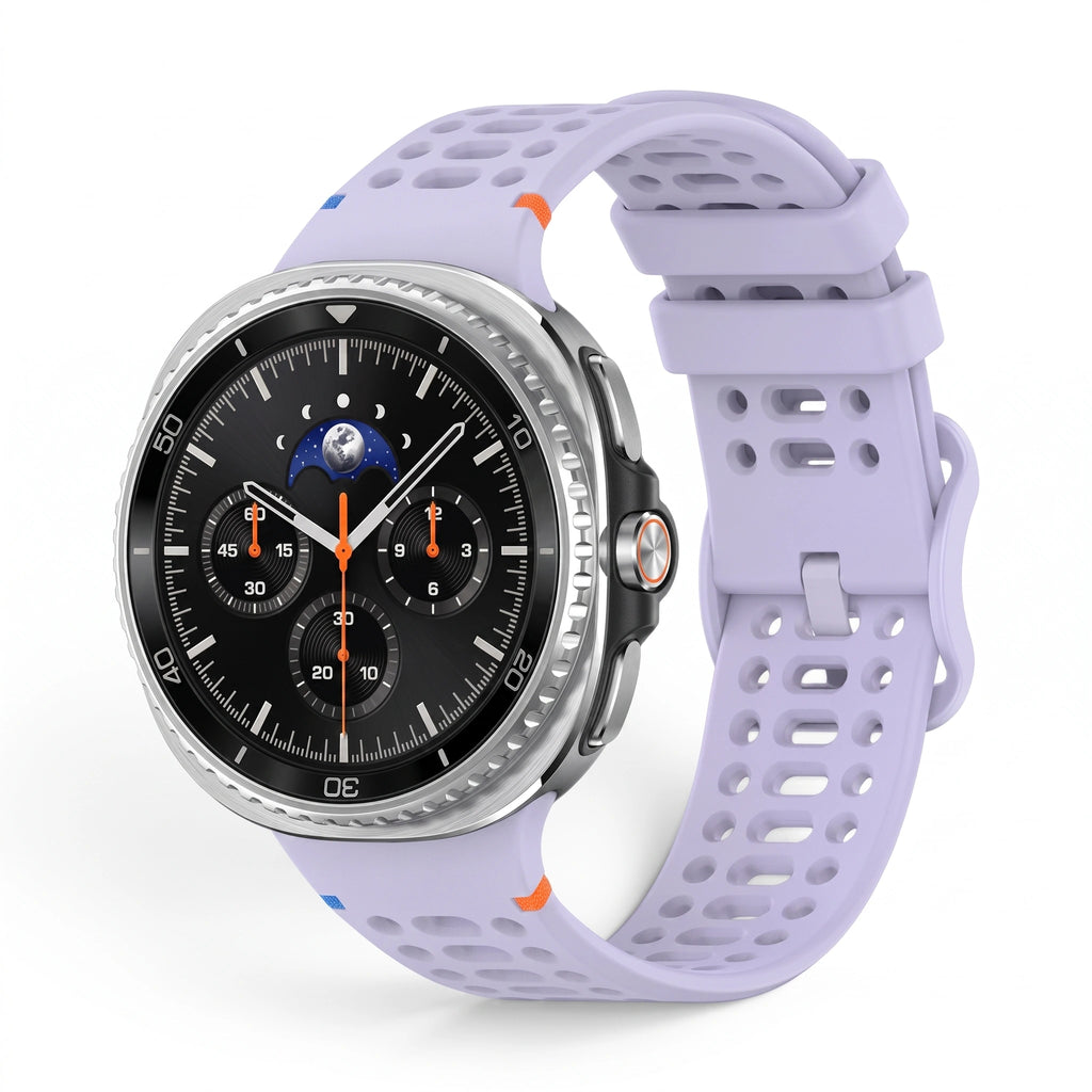 Bracelet Rush silicone mauve - Samsung Galaxy Watch 8 | Clipz-it