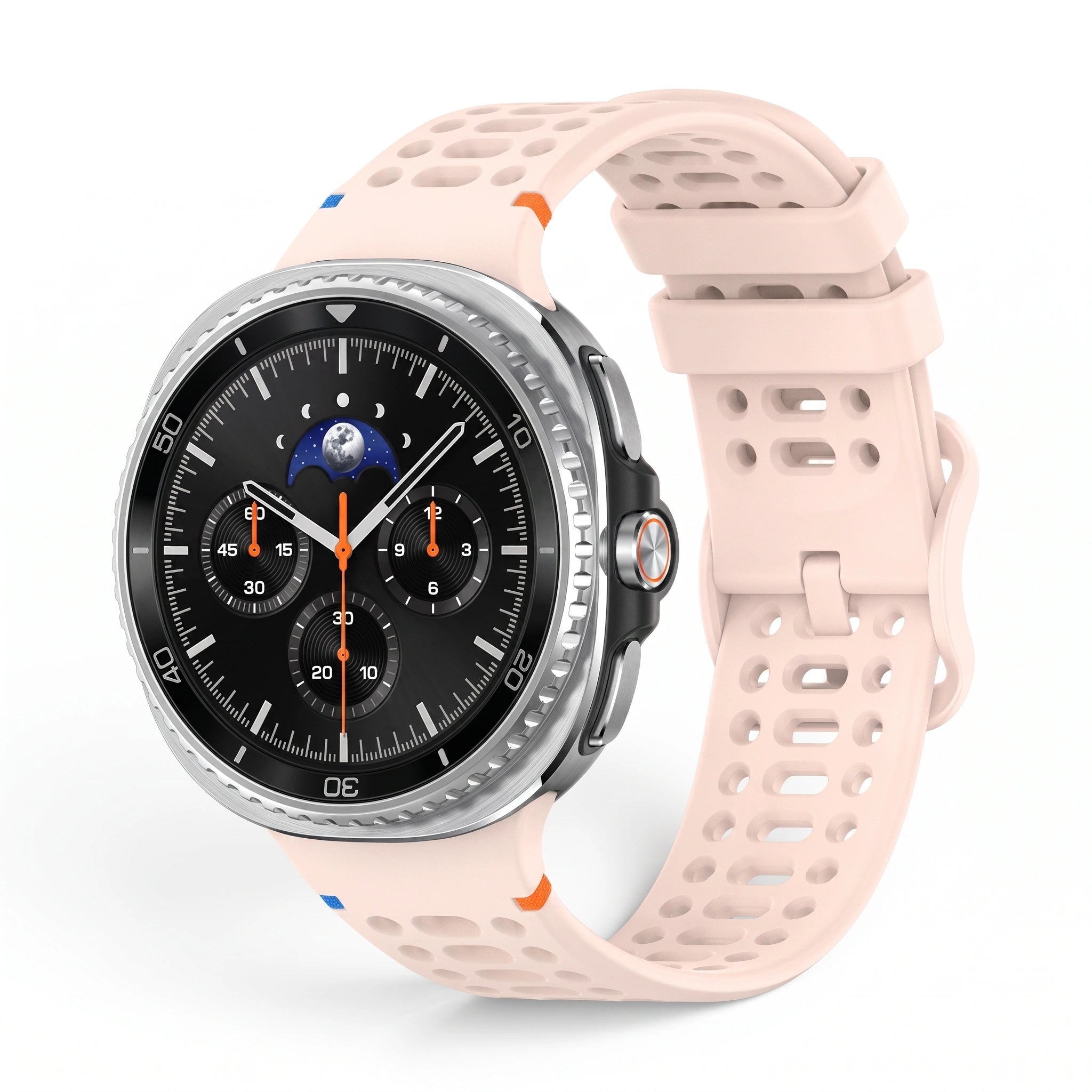 Bracelet Rush silicone rose - Samsung Galaxy Watch 8 | Clipz-it