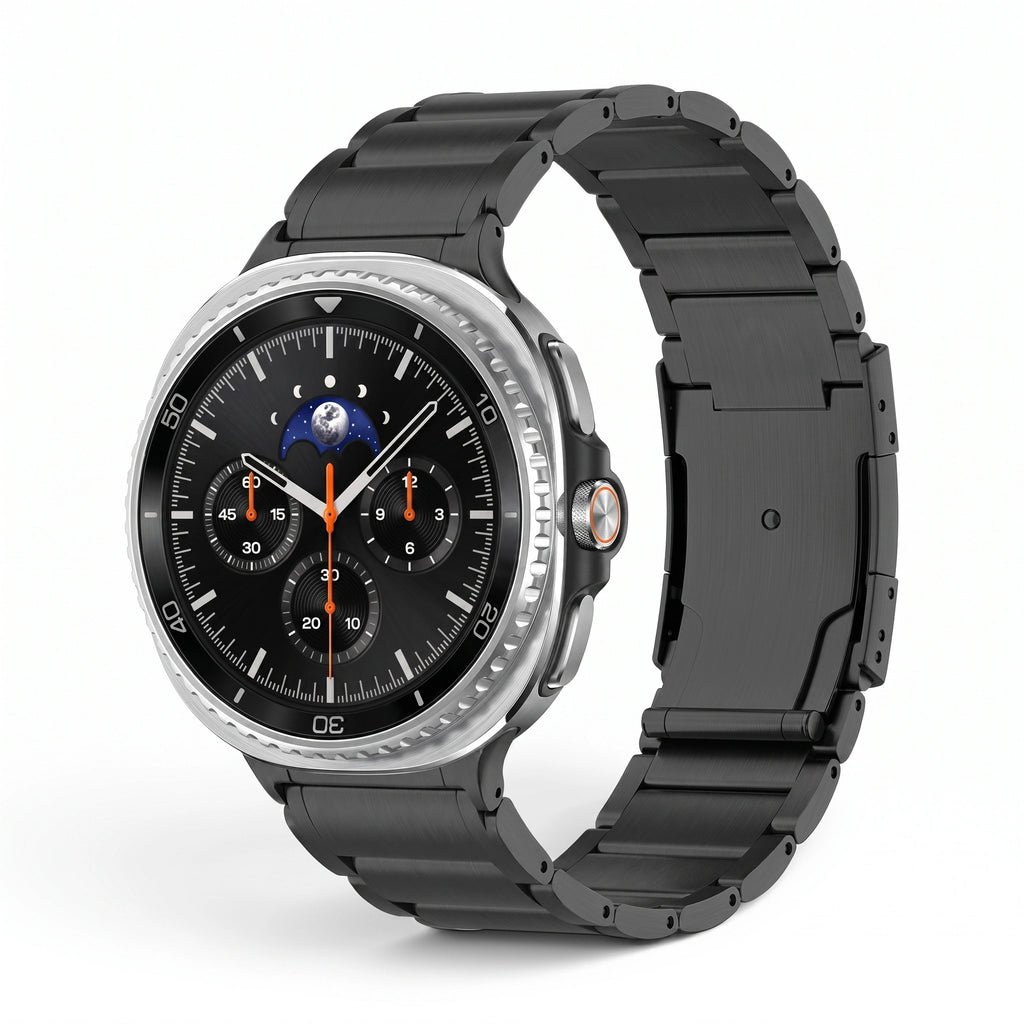 Bracelet Vulcain titane noir - Samsung Galaxy Watch 8 | Clipz-it