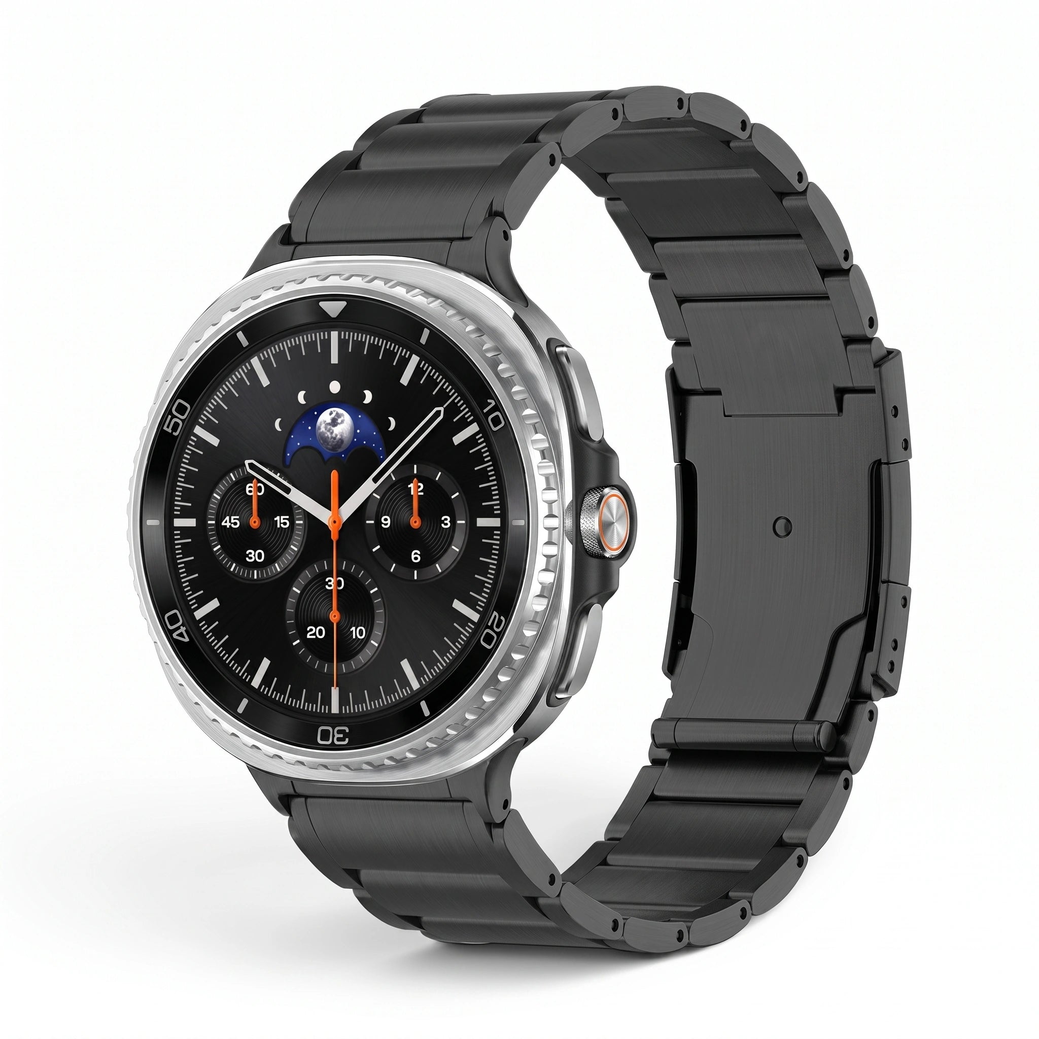 Bracelet Vulcain titane noir - Samsung Galaxy Watch 8 | Clipz-it