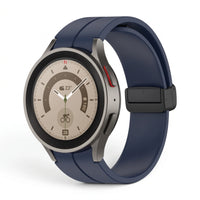 Bracelet Cadence silicone bleu marine - Samsung Galaxy Watch | Clipz-it
