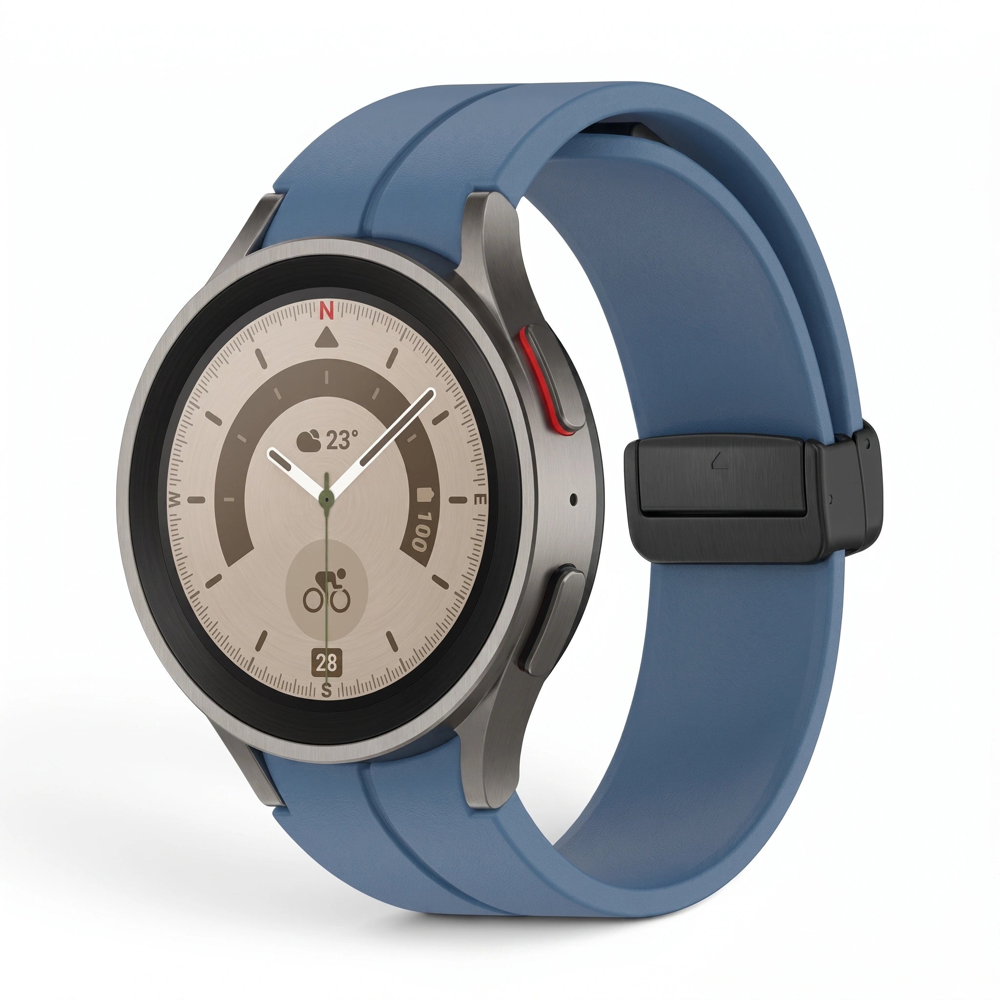 Bracelet Cadence silicone bleu - Samsung Galaxy Watch | Clipz-it