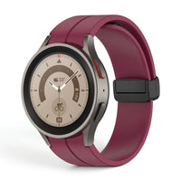 Bracelet Cadence silicone rouge - Samsung Galaxy Watch | Clipz-it