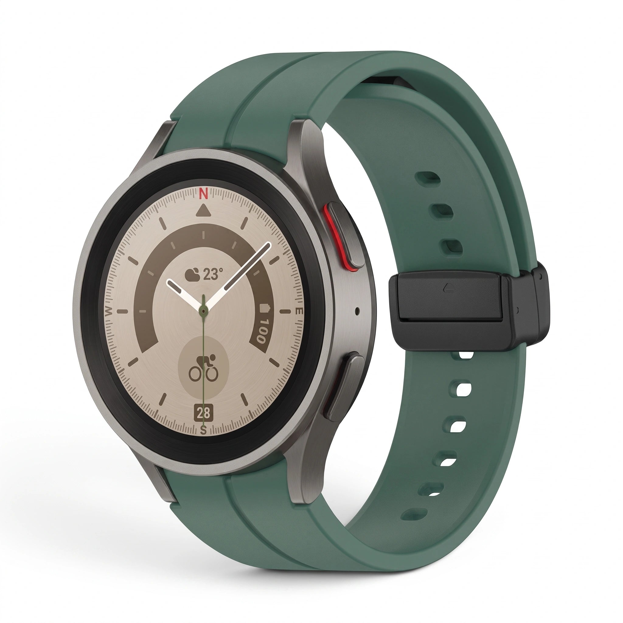 Bracelet Cadence silicone vert - Samsung Galaxy Watch | Clipz-it