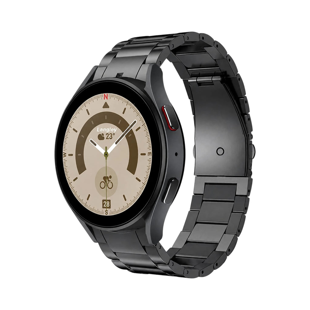 Bracelet Onyx titane noir - Samsung Galaxy Watch | Clipz-it