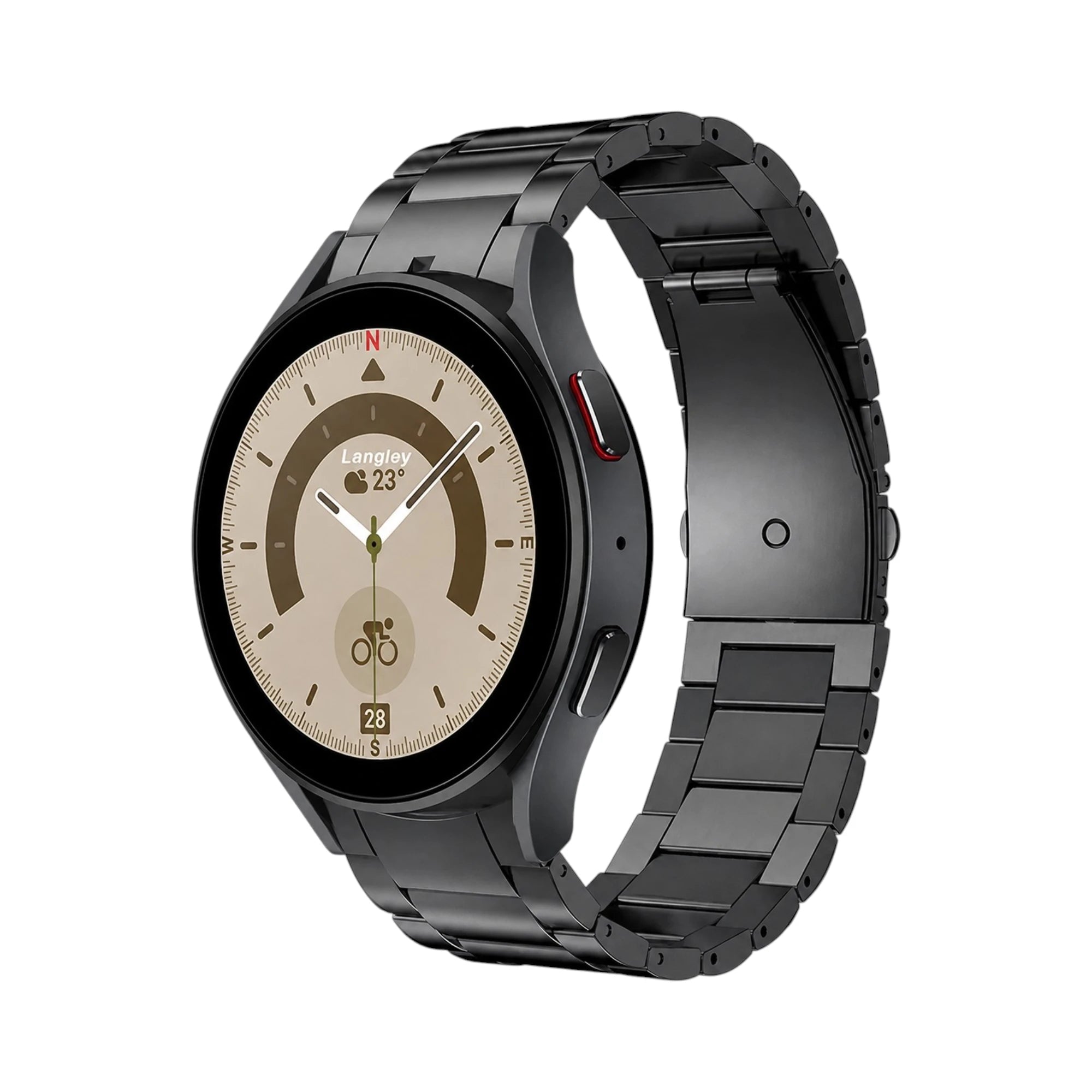 Bracelet Onyx titane noir - Samsung Galaxy Watch | Clipz-it