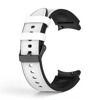 Bracelet Saddle cuir blanc - Samsung Galaxy Watch | Clipz-it