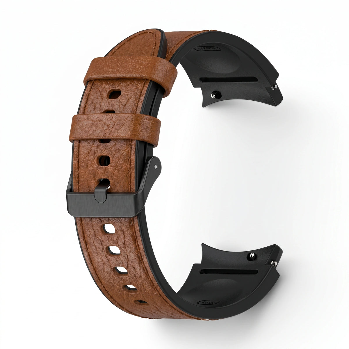 Bracelet Saddle cuir marron - Samsung Galaxy Watch | Clipz-it