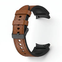 Bracelet Saddle cuir marron - Samsung Galaxy Watch | Clipz-it