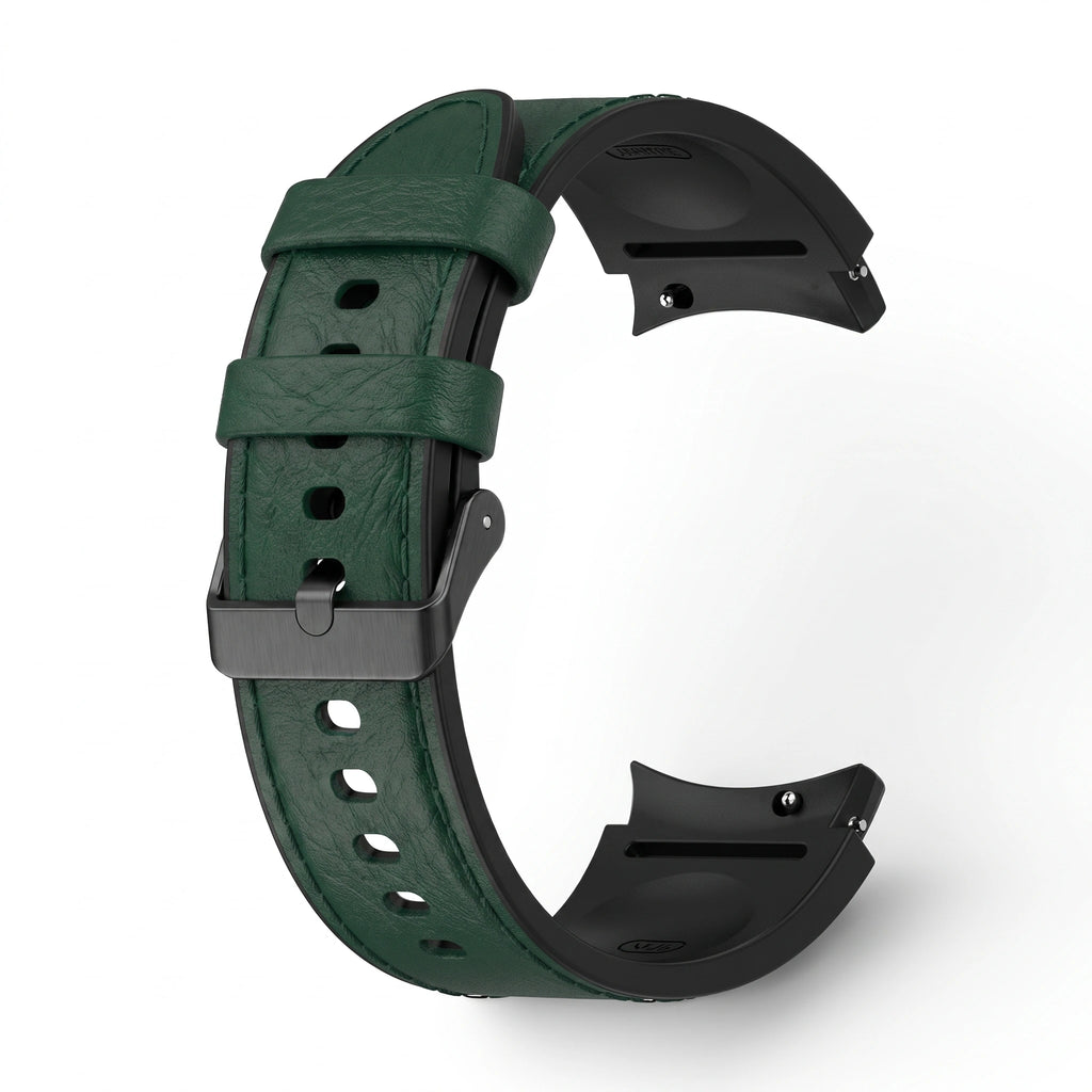 Bracelet Saddle cuir vert - Samsung Galaxy Watch | Clipz-it