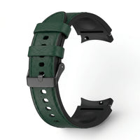 Bracelet Saddle cuir vert - Samsung Galaxy Watch | Clipz-it