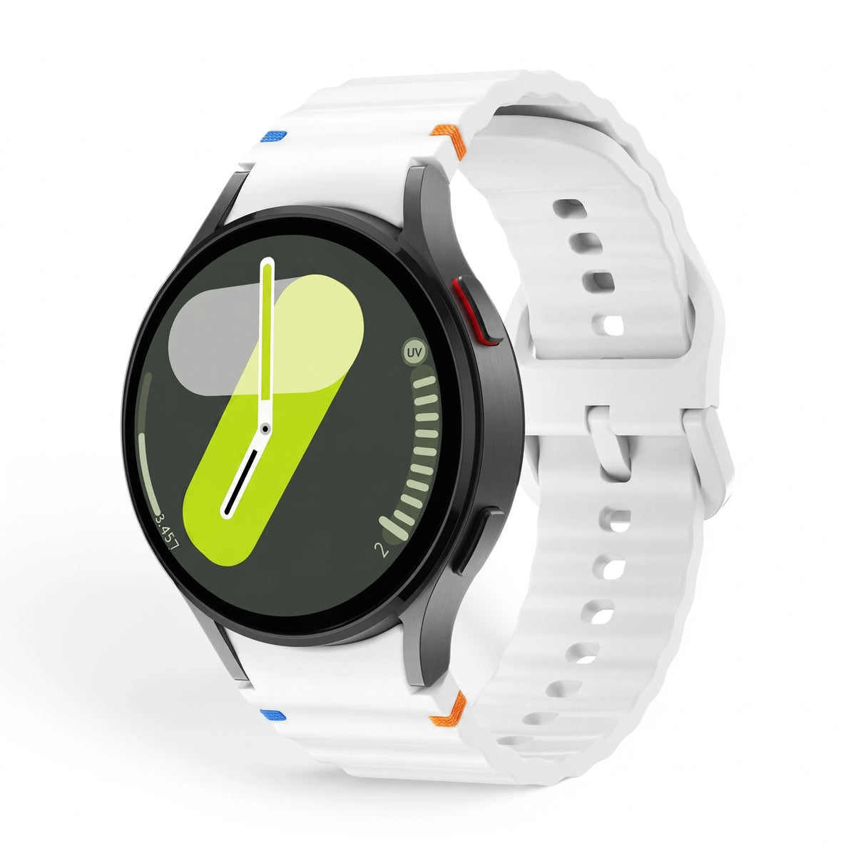 Bracelet Sprint silicone blanc - Samsung Galaxy Watch | Clipz-it
