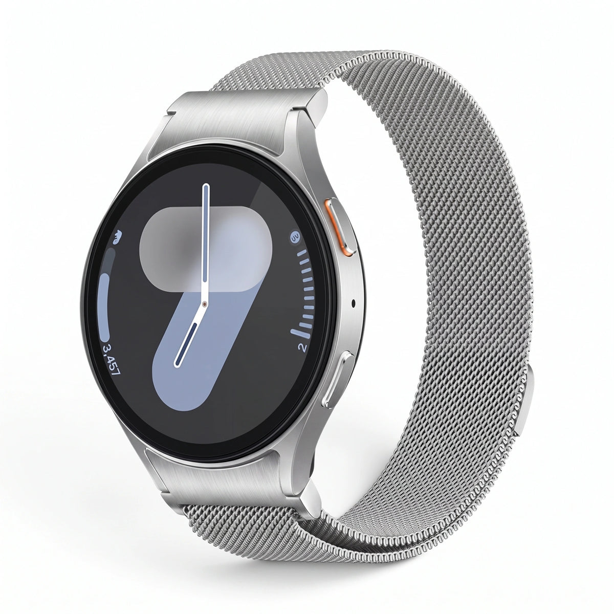 Bracelet Sterling acier acier argenté - Samsung Galaxy Watch | Clipz-it