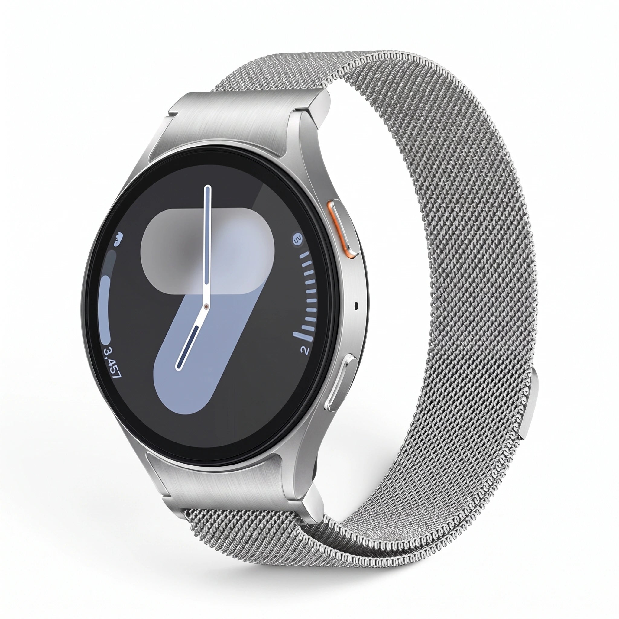 Bracelet Sterling acier acier argenté - Samsung Galaxy Watch | Clipz-it
