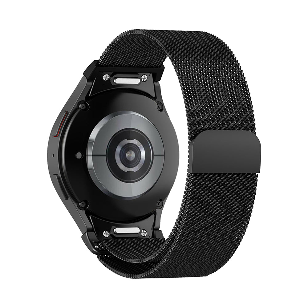 Bracelet Sterling acier acier noir, vue 2 - Samsung Galaxy Watch | Clipz-it