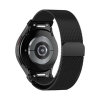 Bracelet Sterling acier acier noir, vue 2 - Samsung Galaxy Watch | Clipz-it